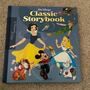 Disney classics storybook hardcover book. Many of the classics.